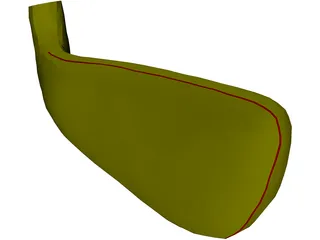 Golf Club Head Iron 3D Model
