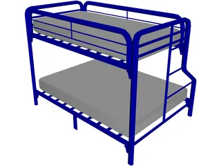 Bed Bunk 3D Model