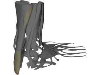 Foot Muscles 3D Model
