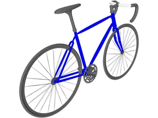 Bike Road 3D Model