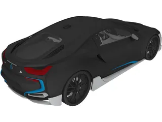 BMW i8 (2015) 3D Model