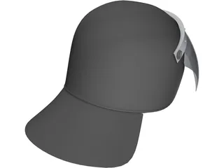 Anti-Riot Police Helmet 3D Model