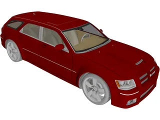 Dodge Magnum SRT8 (2008) 3D Model