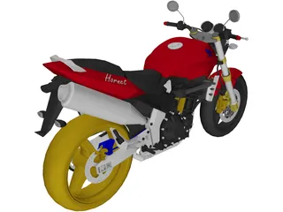 Honda Hornet CBF600 3D Model