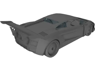 Lamborghini Gallardo GT3 Cup 3D Model
