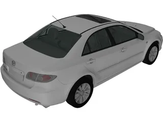 Mazda 6 Sedan (2002) 3D Model