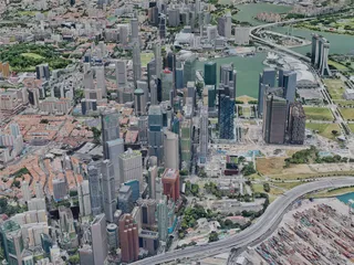 Singapore City (2019) 3D Model