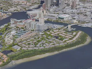 Tampa City, FL, USA (2019) 3D Model