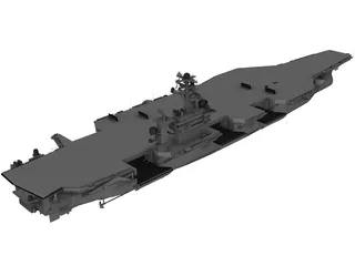 USS John C. Stennis 3D Model