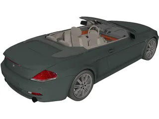 BMW 645i Convertible 3D Model