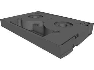 Panasonic MiniDV Cassette 3D Model