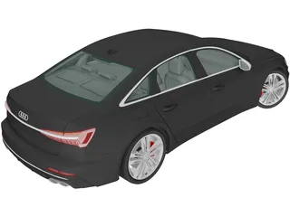 Audi S6 Sedan (2019) 3D Model