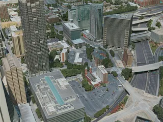Atlanta City, USA (2020) 3D Model