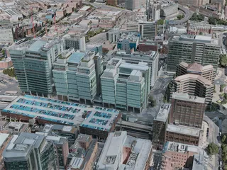Birmingham City, UK (2020) 3D Model