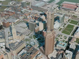 Cleveland City, USA (2020) 3D Model