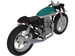Honda Cafe Racer 3D Model