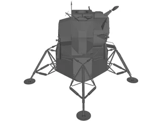 Apollo Lunar Lander 3D Model