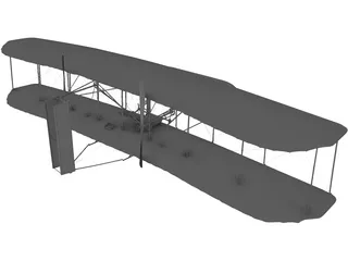 Wright Flyer 3D Model