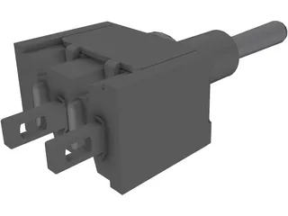 Toggle Switch 3D Model