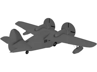 Grumman G-21 Goose 3D Model