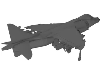 AV-8B Harrier II 3D Model