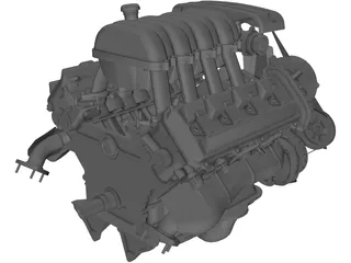 Engine Toyota Tundra (2000) 3D Model