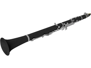 Clarinet 3D Model