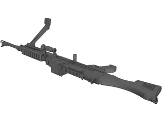 M240 Gun 3D Model