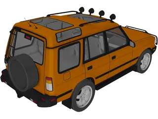 Land Rover Discovery G4 Challenge 3D Model