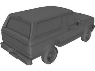 Ford Bronco (1995) 3D Model