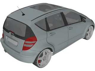 Mercedes-Benz A-Class (2005) 3D Model