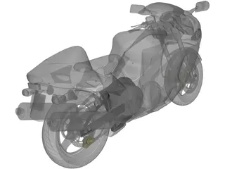 Suzuki Hayabusa 3D Model