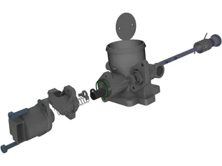 Carburator Pride 3D Model