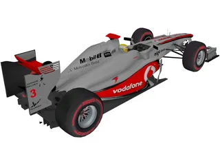 McLaren F1 Hamilton (2011) 3D Model