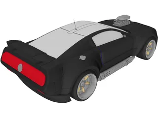 Ford Mustang (2003) [Supercharged] 3D Model