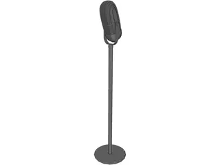 Microphone Old 3D Model