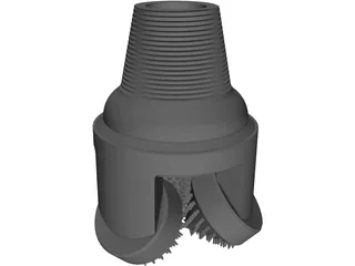 Tricone Drill 3D Model