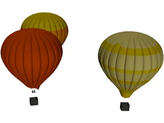 Balloons 3D Model