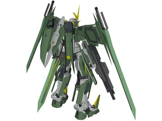 Gundam Dynames Third 3D Model