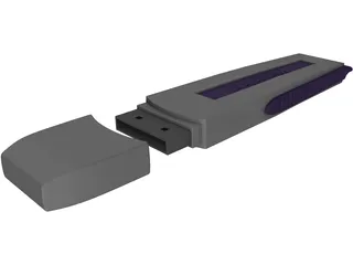 Kingston USB Flash Disk 3D Model