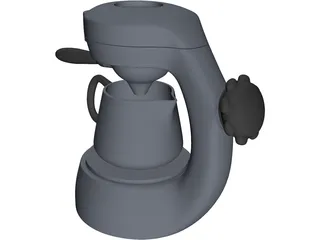 Atomic Coffee Maker 3D Model