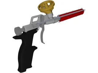 Foam Gun 3D Model