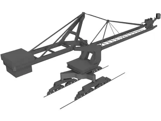Reclaimer Stacker 3D Model