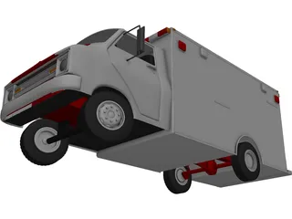Ambulance Classic 3D Model