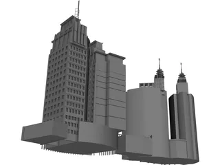 Building Office 3D Model