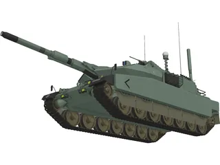 Altay Tank 3D Model