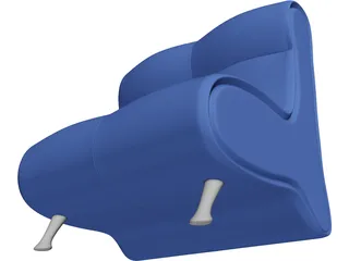 Arm Chair Blues 3D Model