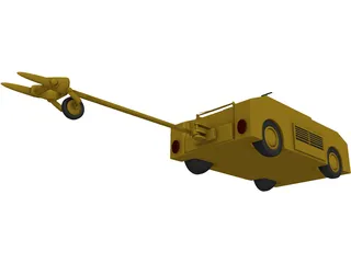 Plane Tug 3D Model