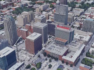 Raleigh City, NC, USA (2019) 3D Model