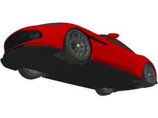 Aston Martin V12 Zagato 3D Model